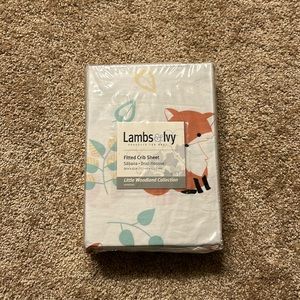 Lambs and Ivy Fitted Crib Sheet